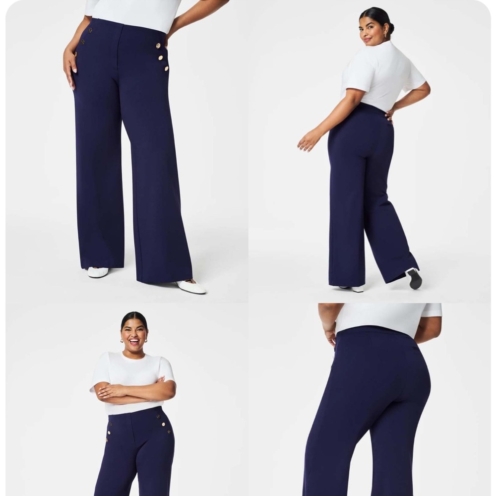 Spanx The Perfect Button Wide Leg Pant